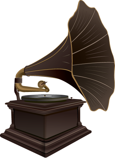 Musik posters vintage gramofon dekoration - Tenstickers