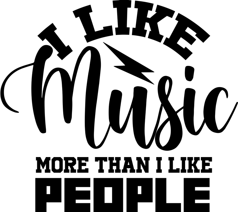 Musik posters jag gillar musik mer än människor - Tenstickers