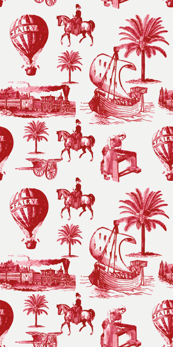 Poster vintage franska luftballonger - Tenstickers