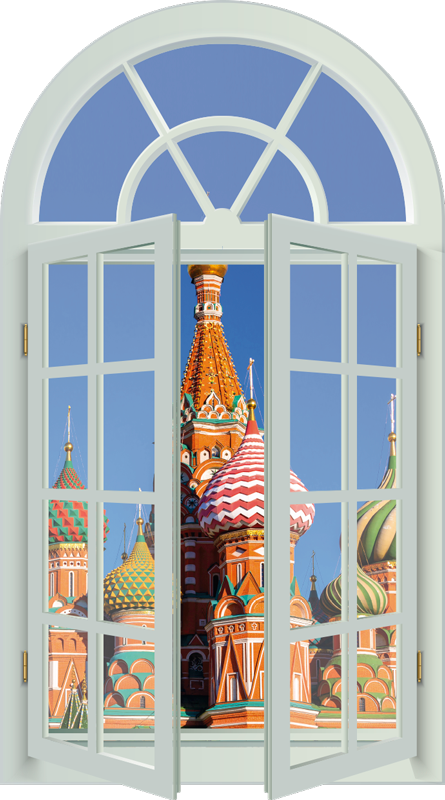 Affischer landskap kremlin 3d - Tenstickers