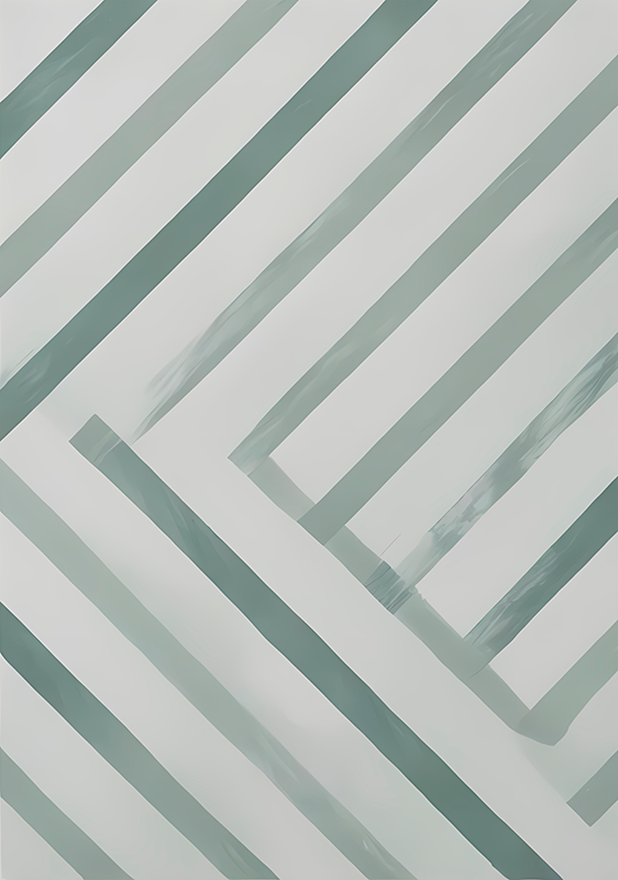 Abstrakt poster diagonala ränder - Tenstickers