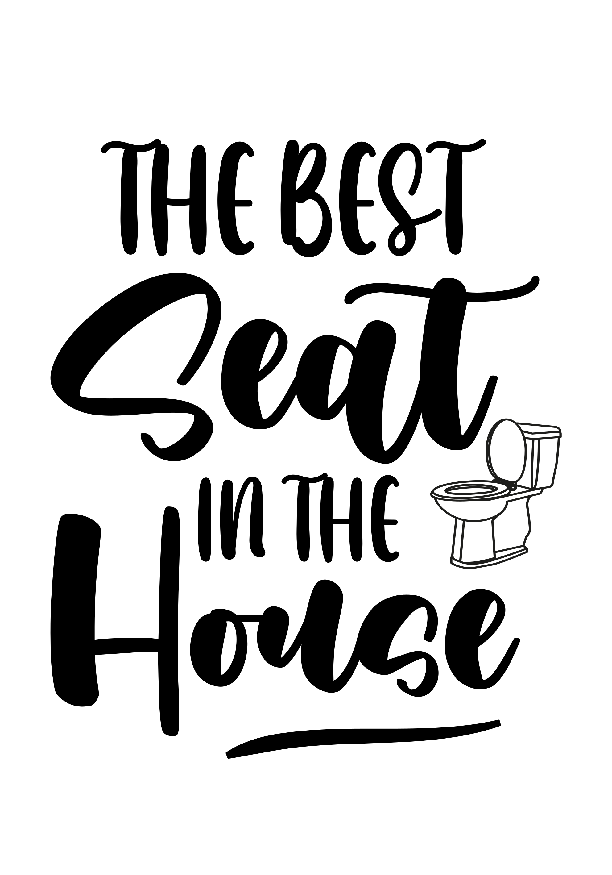Poster text den bästa platsen - Tenstickers
