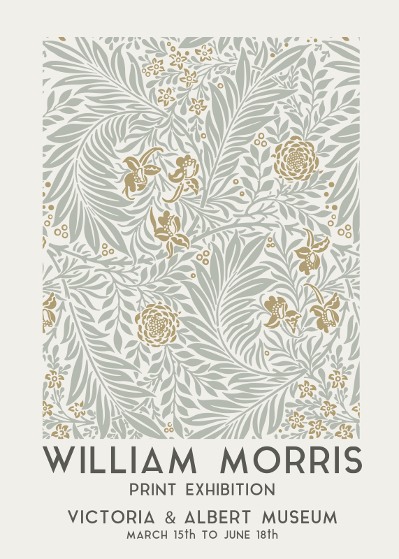 Posters blommor vintage blommor - Tenstickers