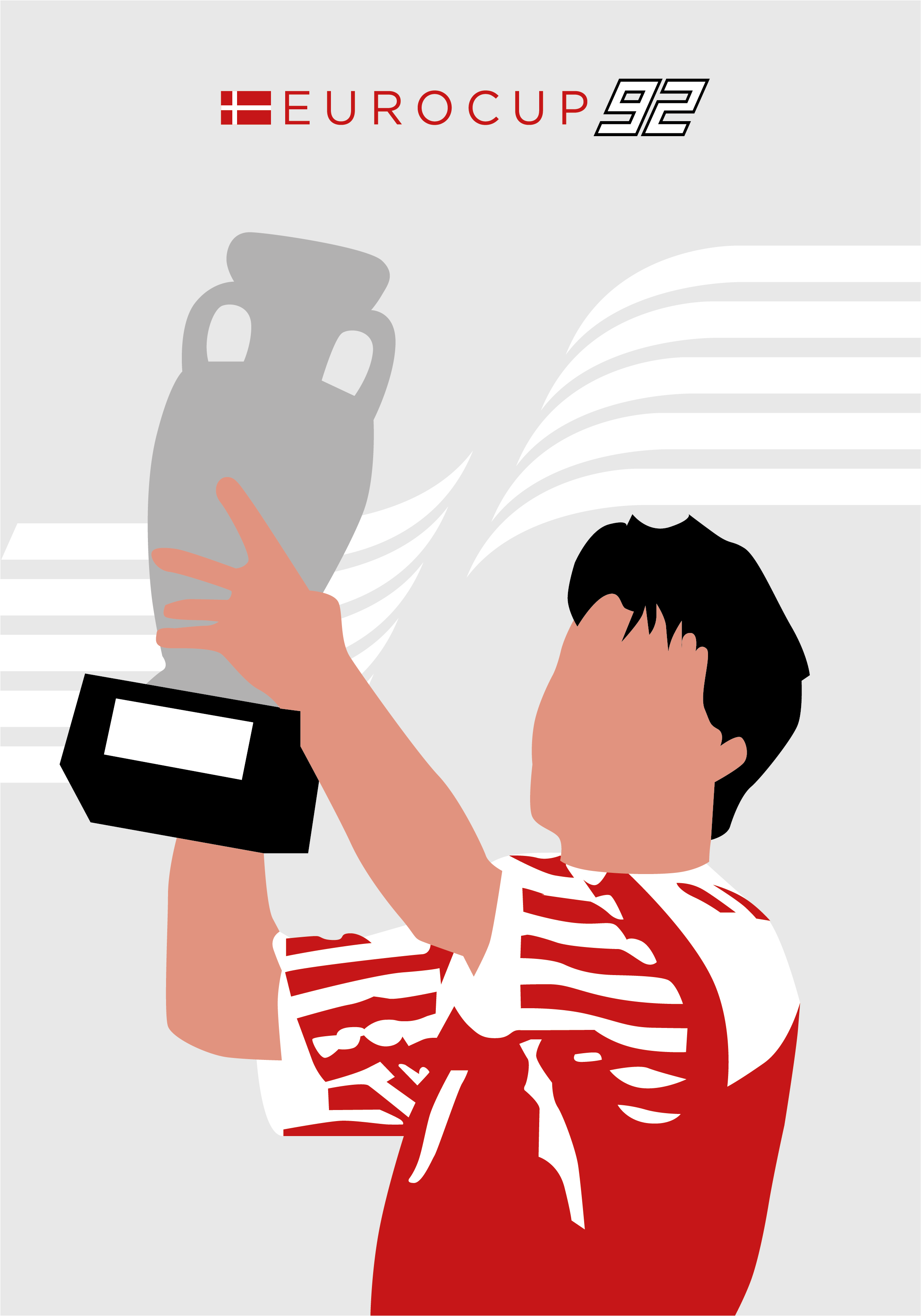 Fotbolls posters eurocup 92 - Tenstickers