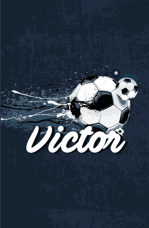 Fotbolls posters med originaldesign och namn - Tenstickers
