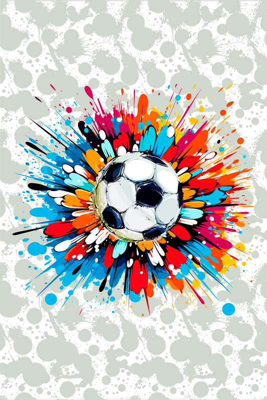 Fotbolls posters explosion - Tenstickers