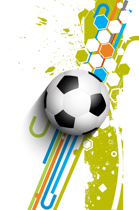 Fotbolls posters i aktion - Tenstickers