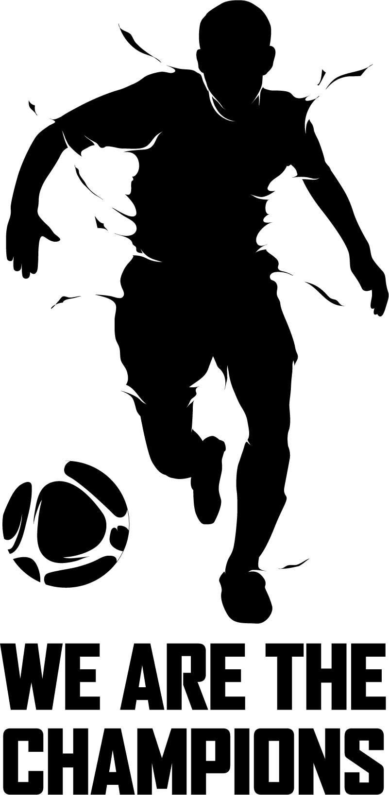 Fotbolls posters vi är mästarna - Tenstickers
