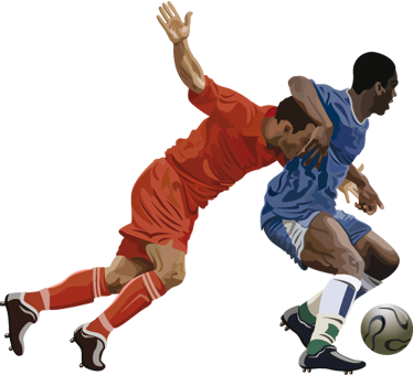 Fotbolls posters dekoration av fotbollsspelare - Tenstickers