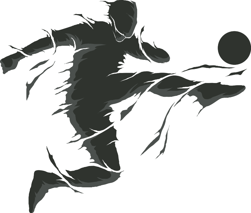 Fotbolls posters med fotbollsspelar klistermärken - Tenstickers