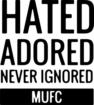 Fotbolls posters dekorativt vinyl mufc uk - Tenstickers