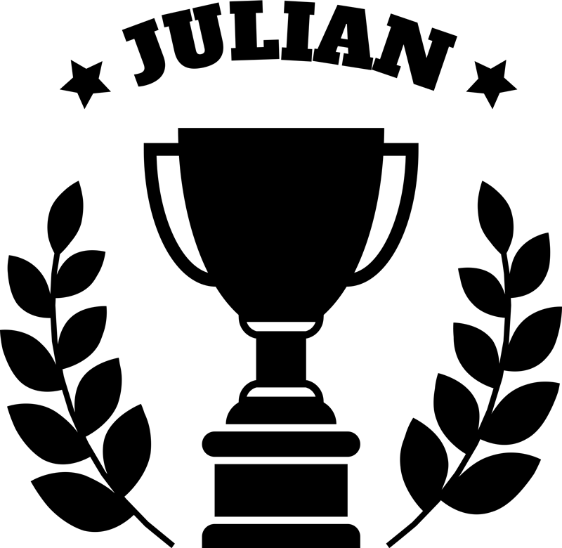 Fotbolls posters med namn på trofén - Tenstickers
