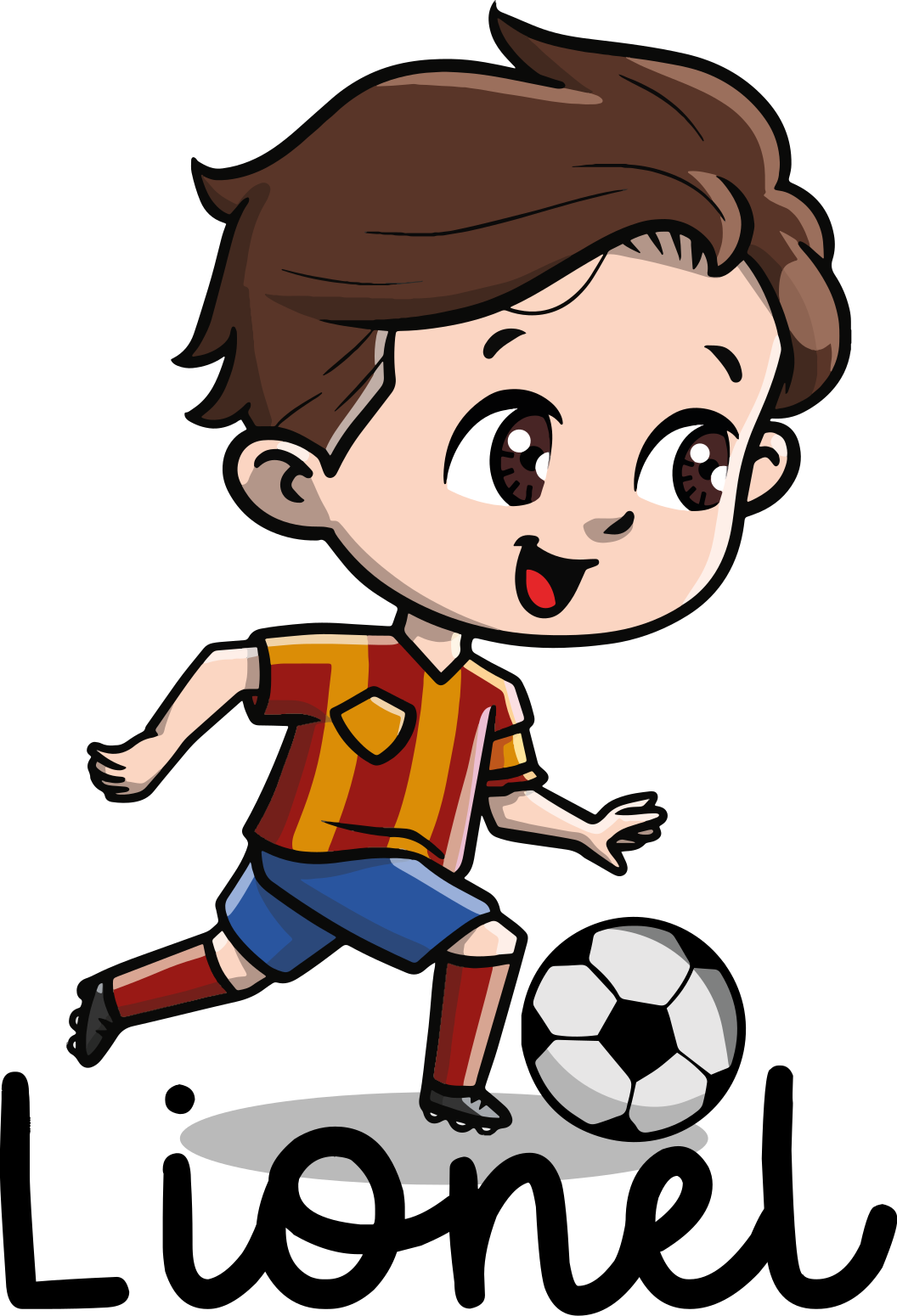 Fotbolls posters barnfotbollsspelare med namn - Tenstickers