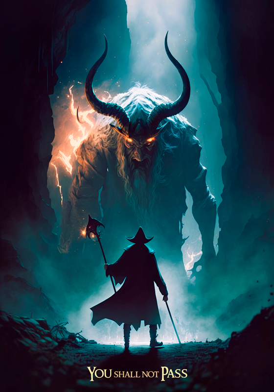 Du ska inte passera filmaffisch - Tenstickers