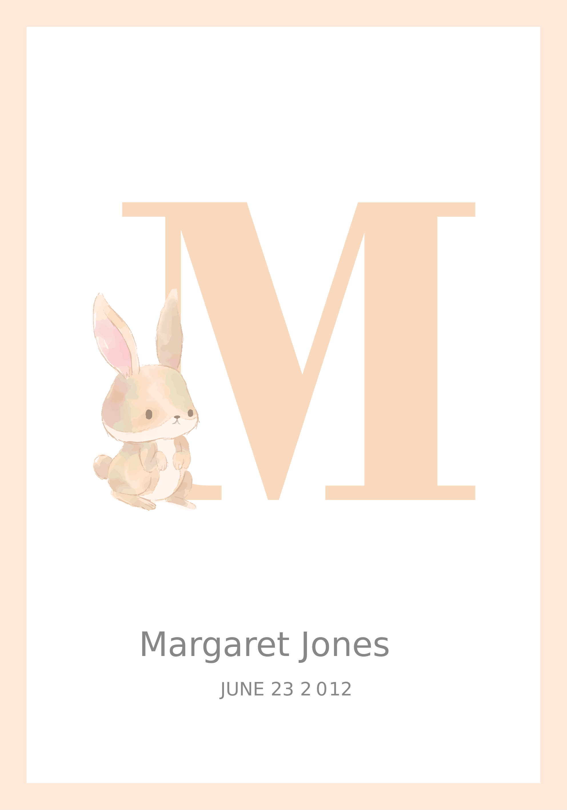 Anpassad initial anpassningsbar affisch - Tenstickers