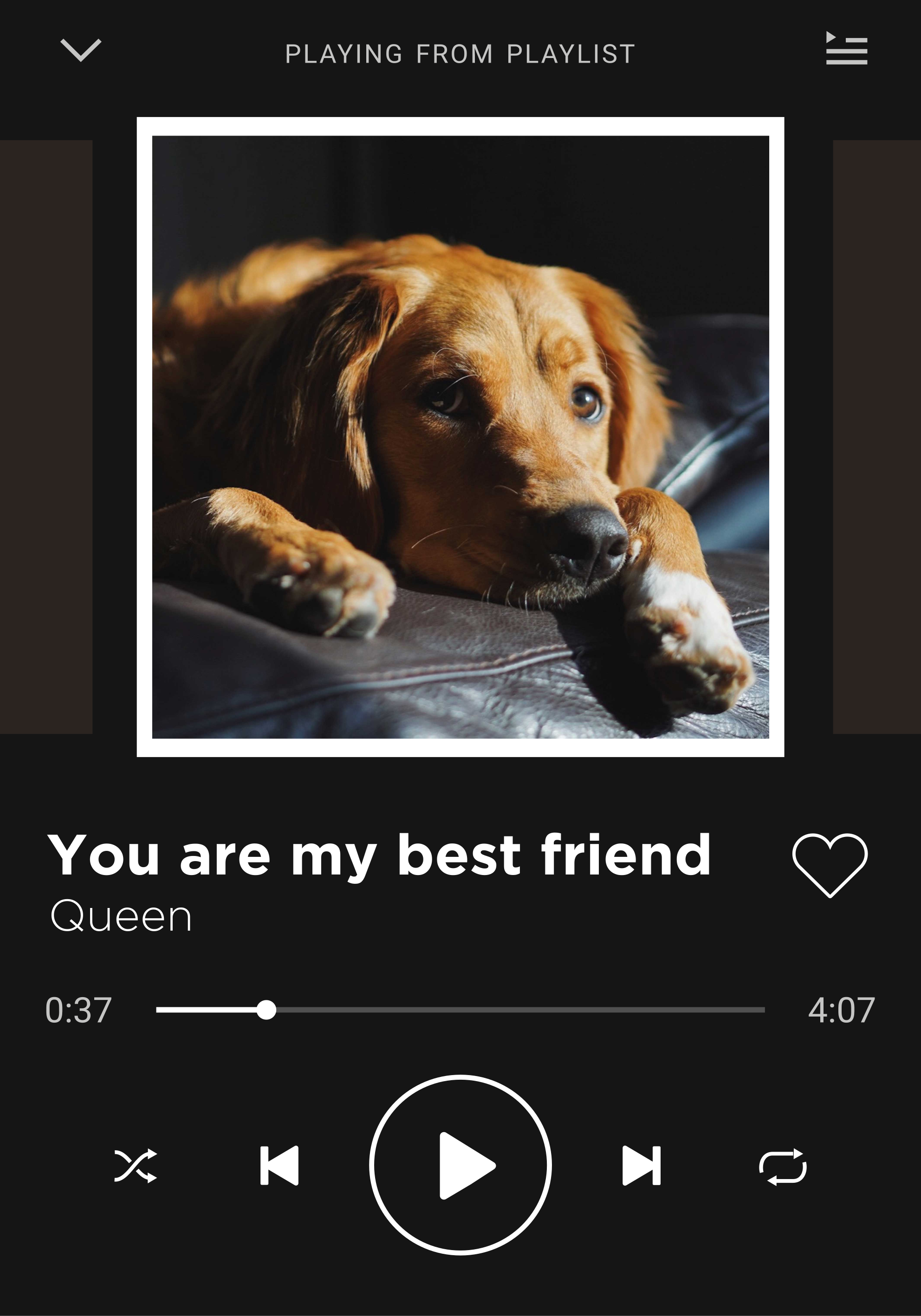 Anpassningsbar musikspelare musikaffisch - Tenstickers