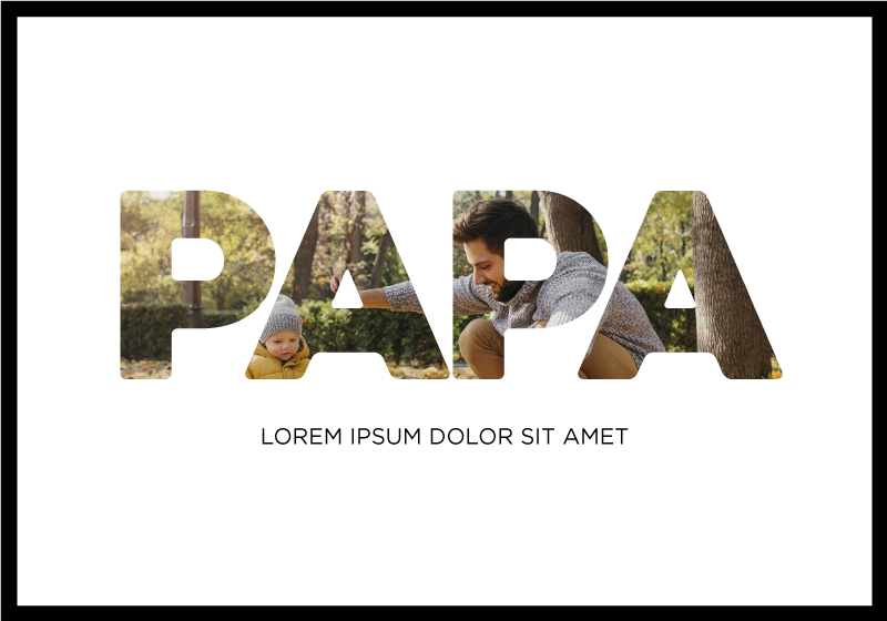 Pappa min hjälte affisch vardagsrum - Tenstickers