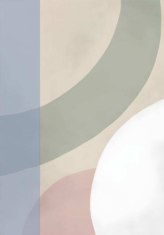 Färgpalett abstrakt poster - Tenstickers