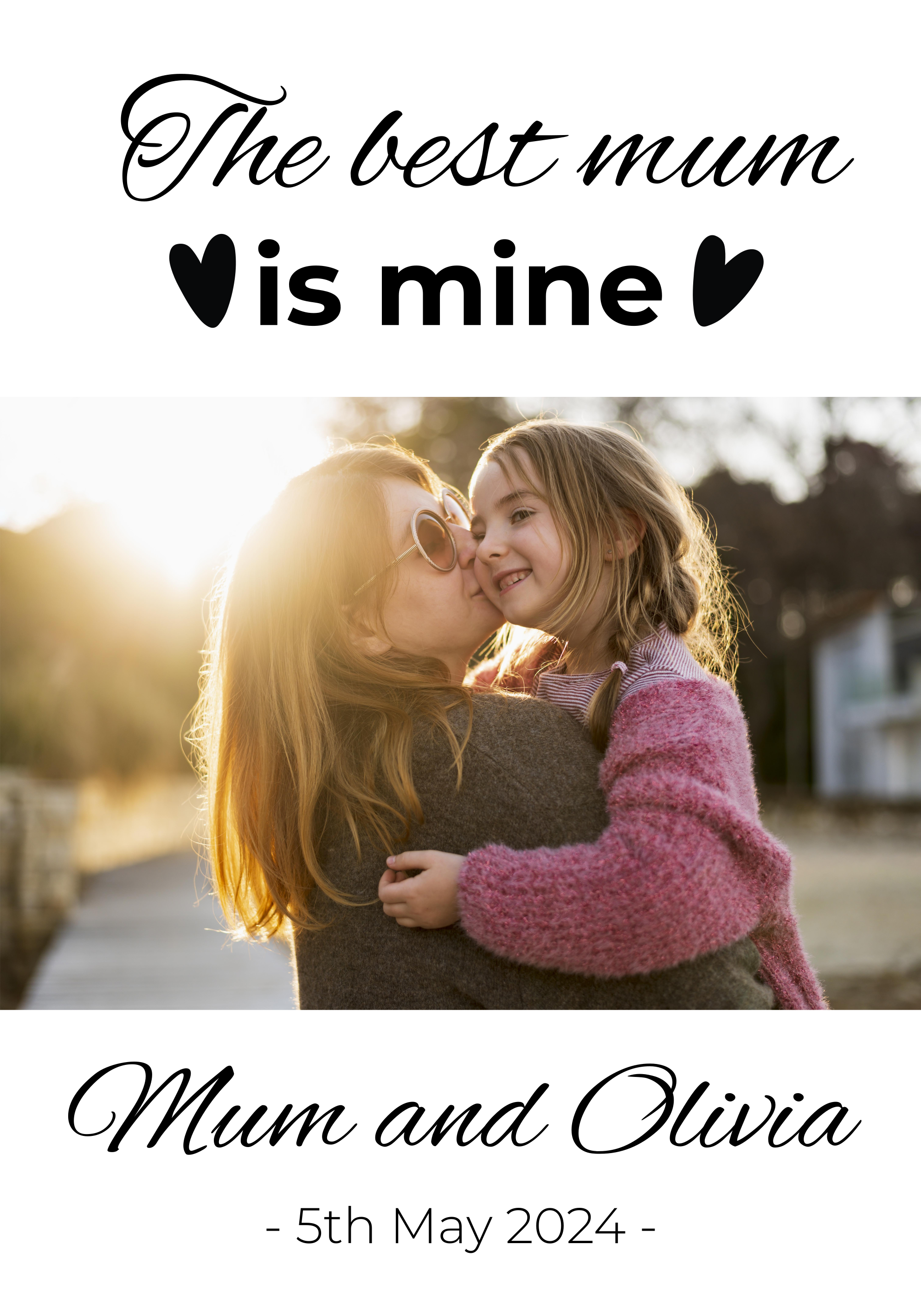 Bästa mamman Poster vardagsrum - Tenstickers