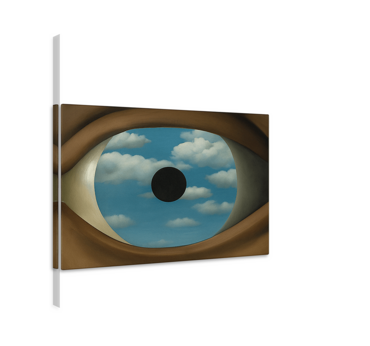 Den falska spegeln Kanvas konst - Tenstickers