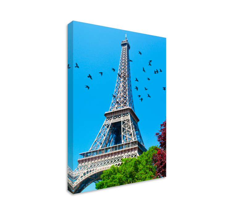 Torre eiffel city canvas tavla - Tenstickers