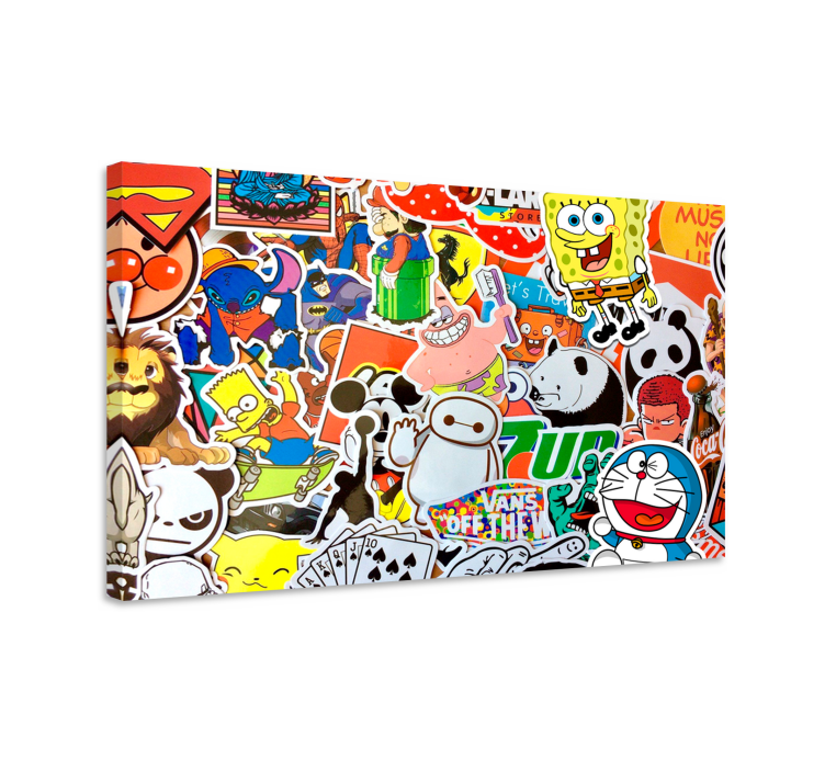 Seriefigurer barnkammarduk - Tenstickers