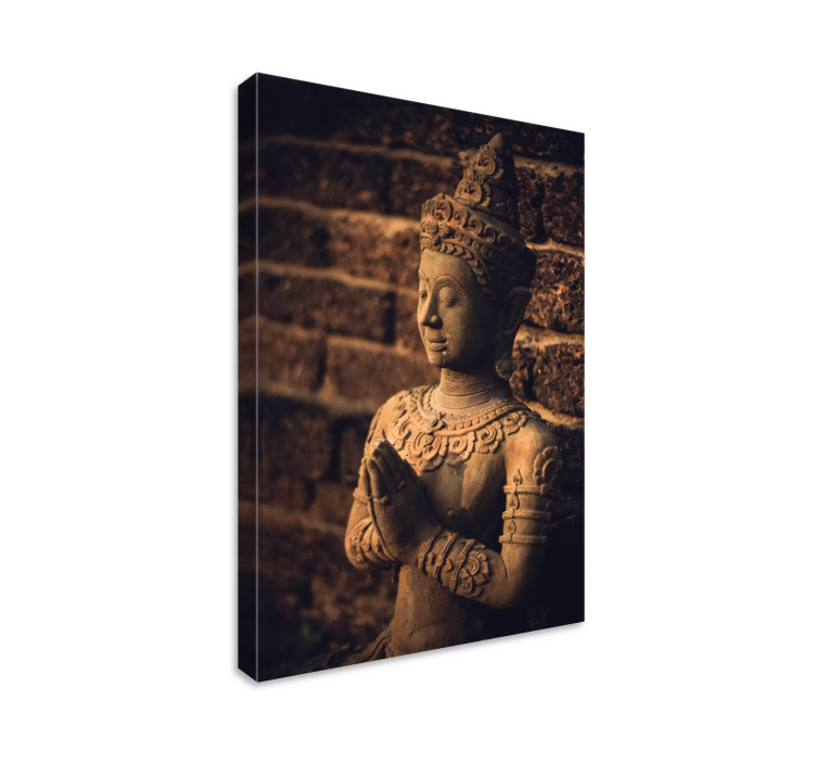 Buddha figurcanvas tavla canvas tavla - Tenstickers