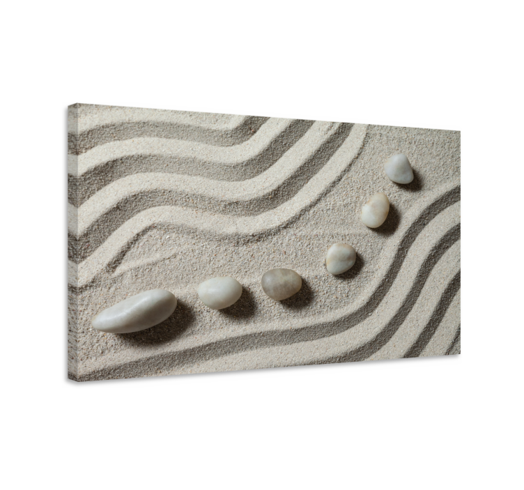 Meditation zen canvas canvas tavla - Tenstickers