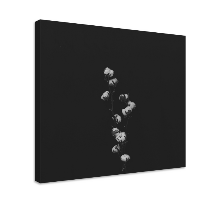 Kanvas blommor och växter graciös botanisk komposition - Tenstickers