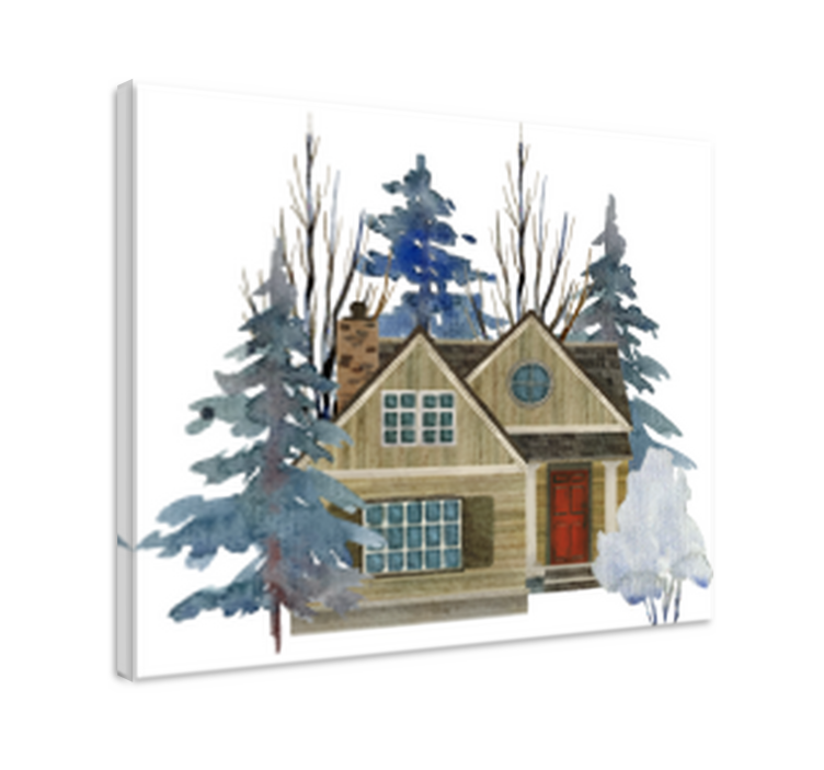 Rustik stil rustikcanvas tavla konst - Tenstickers