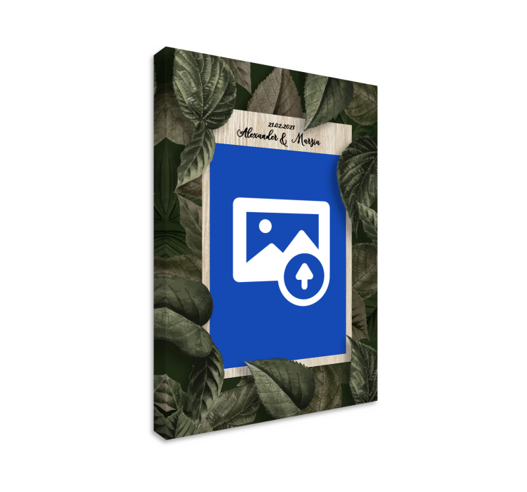 Bröllop händer och bukett Kanvas människor och karaktärer - Tenstickers