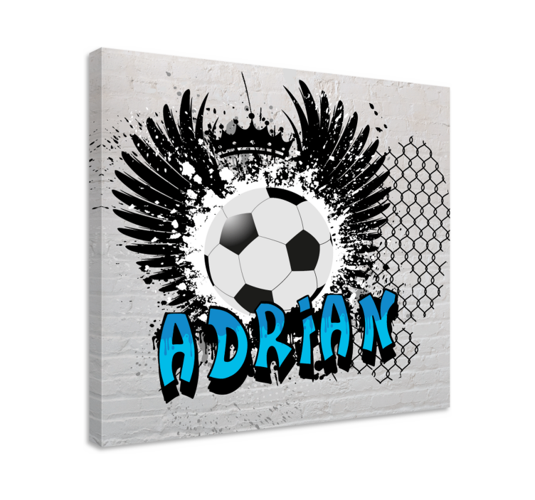 Kanvas sport fotbollsdesign - Tenstickers