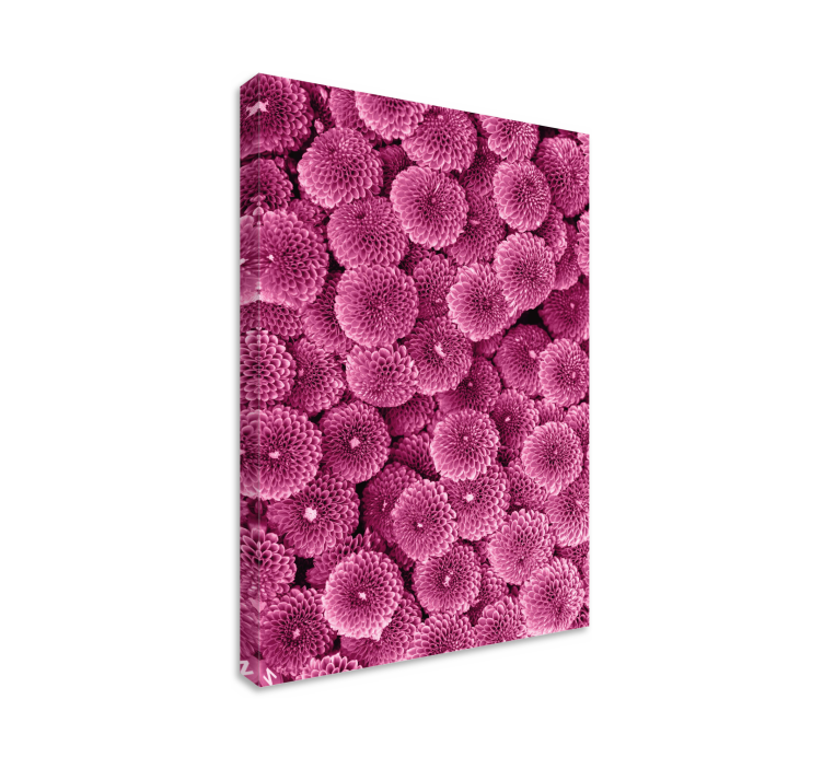 Vackra rosa blommor blommacanvas tavla - Tenstickers