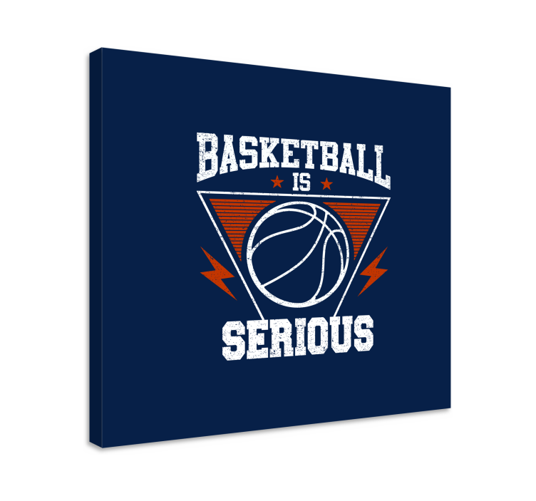 Kanvas sport basketball är allvarligt - Tenstickers