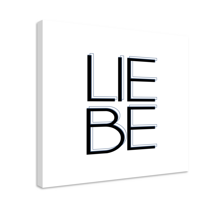 Kanvas citat typografiskt uttryck - Tenstickers