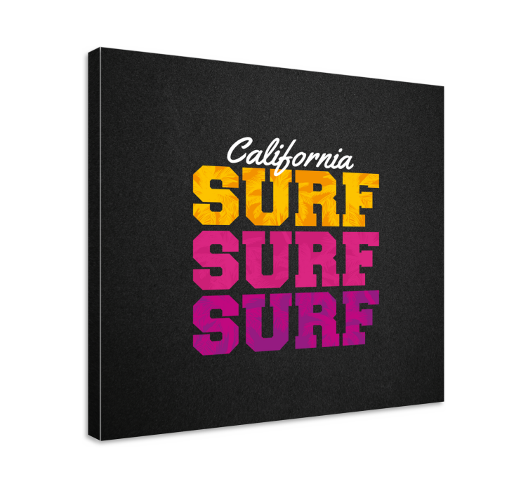 Kanvas sport kalifornisk surfstil - Tenstickers