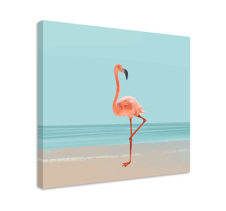 Kavas hundar graceful flamingo pose - Tenstickers