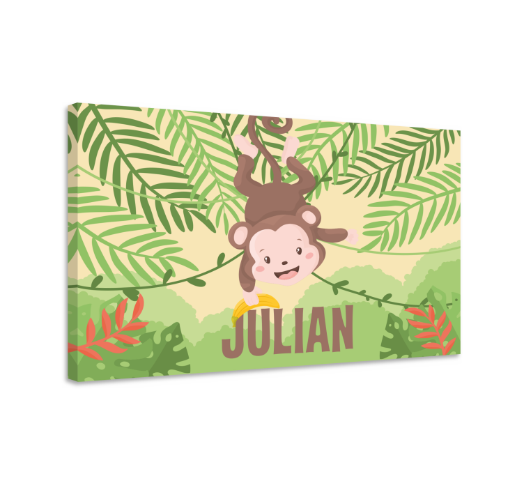 Kanvas dinosaurie hängande skoj - Tenstickers