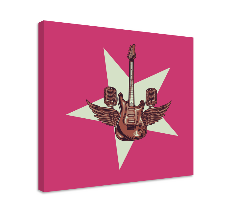 Kanvas musik elgitarrvingar - Tenstickers