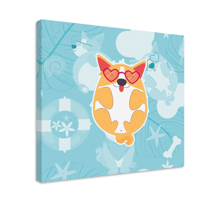 Kavas hundar charmiga corgis avkoppling - Tenstickers