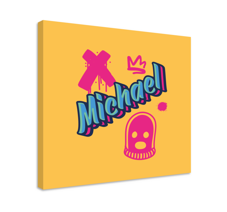 Dope stil graffiti design personlig canvas - Tenstickers