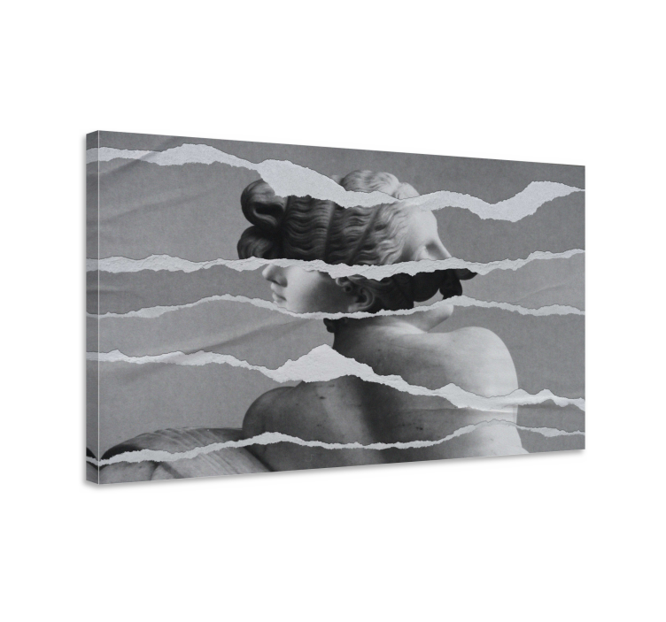 Kanvas konst tornpappersskulptur - Tenstickers