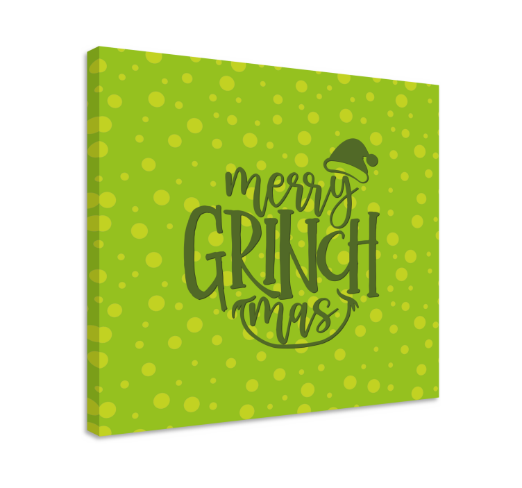 Kanvas citat god grinchmas hälsning - Tenstickers