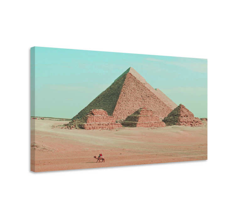 Kanvas städer och länder pyramiderna i giza - Tenstickers