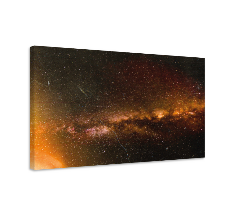 Kanvas dekoration kosmisk galaxscen - Tenstickers