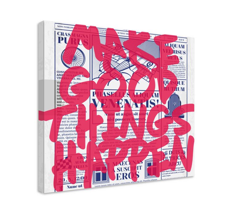 Kanvas citat gör bra saker - Tenstickers