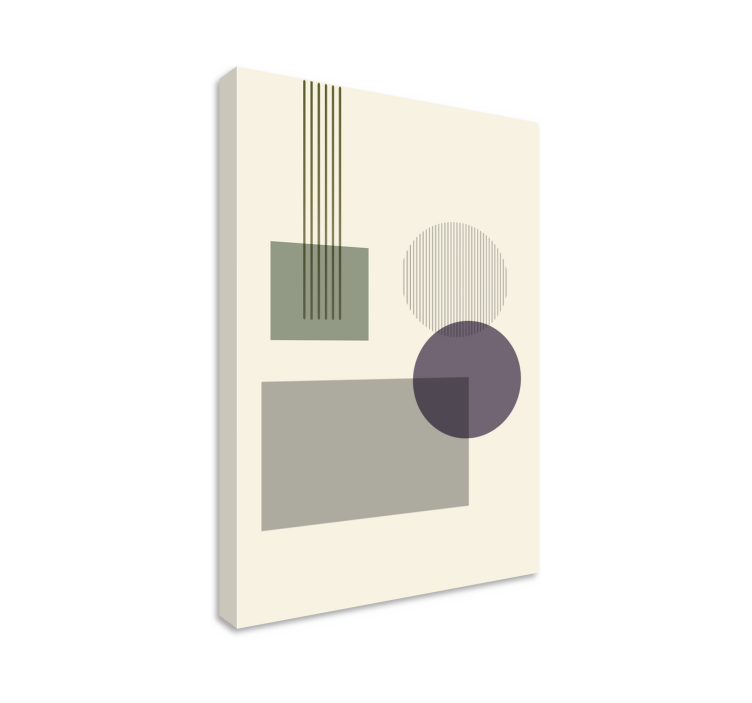 Kanvas geometrisk former konfiguration - Tenstickers