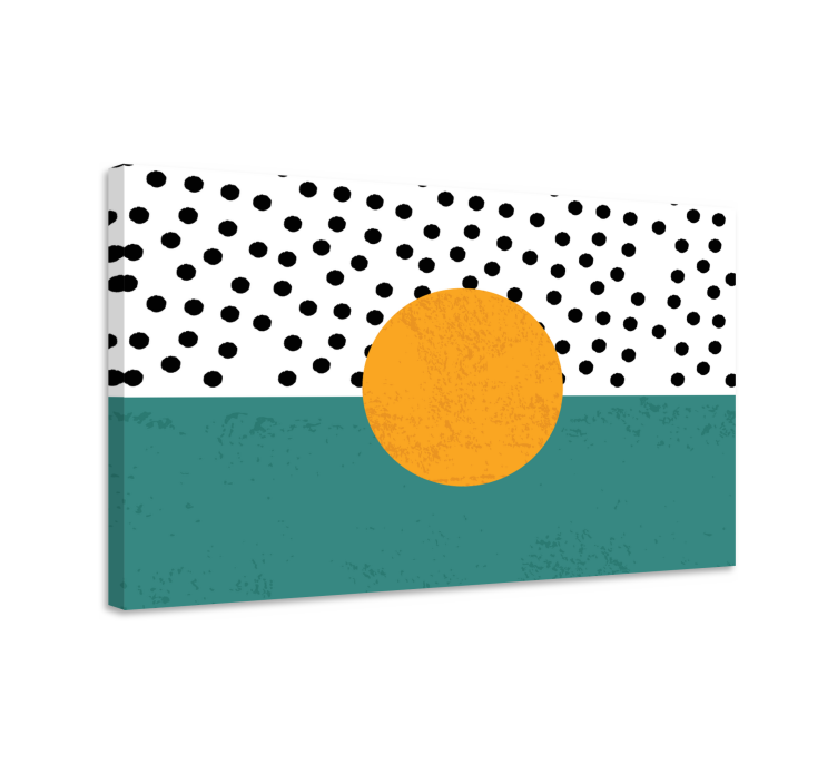 Kanvas geometrisk djärv geometrisk design - Tenstickers