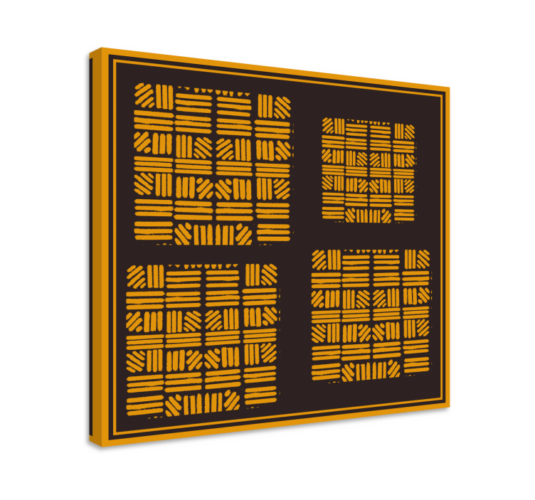 Modern kanvas geometrisk arrangemang koncept - Tenstickers