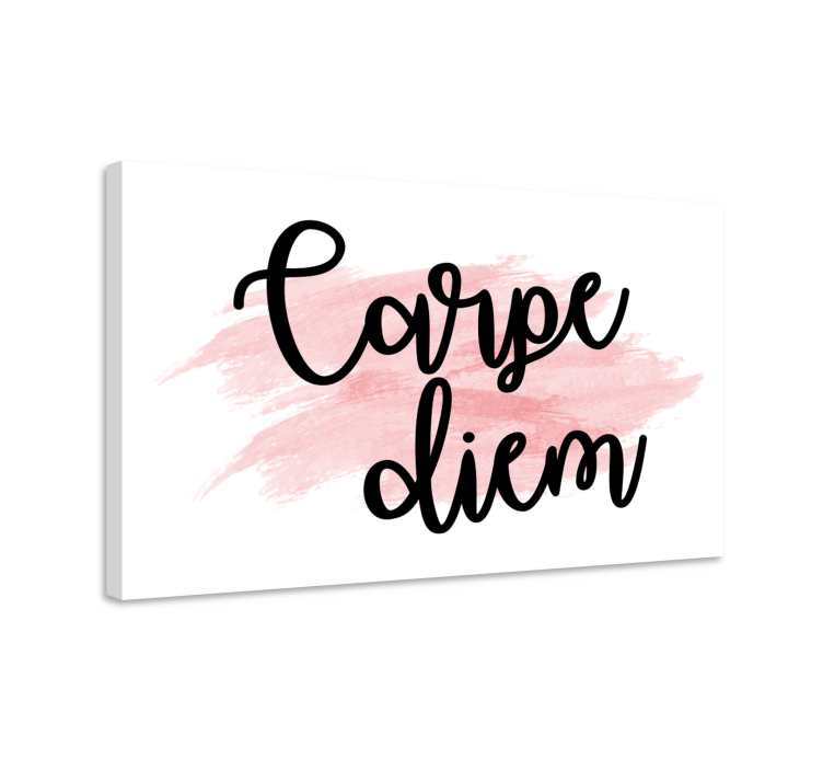 Kanvas citat carpe diem inspiration - Tenstickers